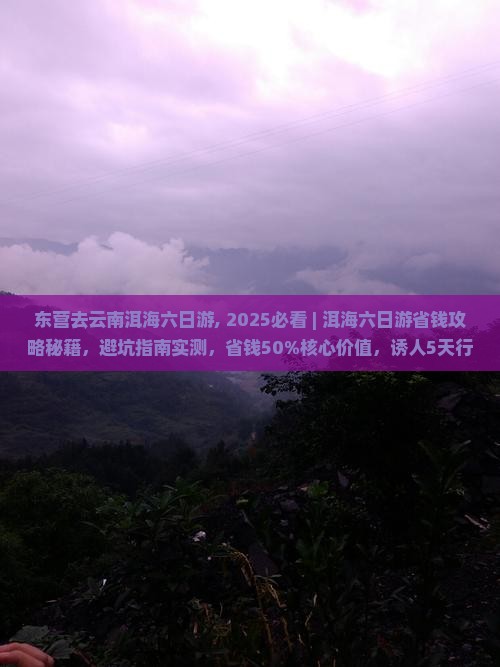 东营去云南洱海六日游