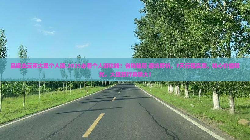 吕梁去云南大理个人游