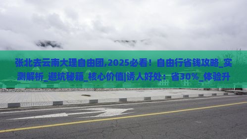 张北去云南大理自由团