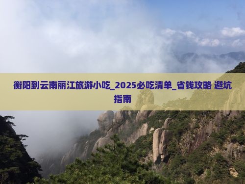 衡阳到云南丽江旅游小吃