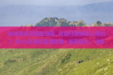 防城港去云南自由团
