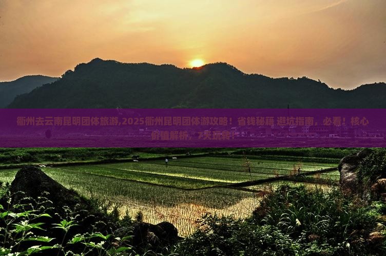 衢州去云南昆明团体旅游