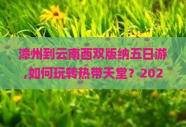 漳州到云南西双版纳五日游