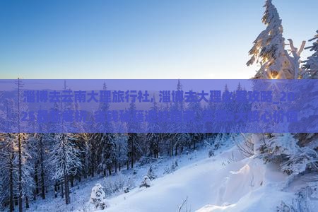 淄博去云南大理旅行社