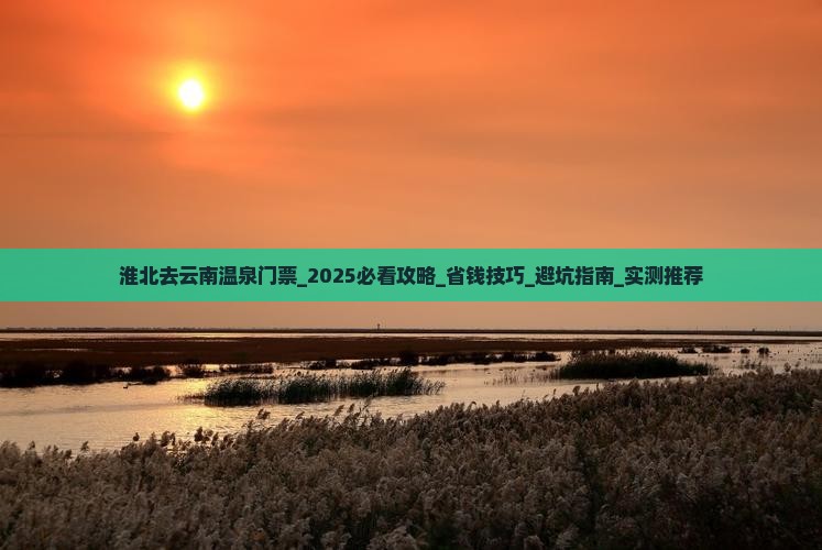 淮北去云南温泉门票