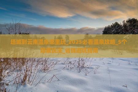 塔城到云南温泉哪里玩