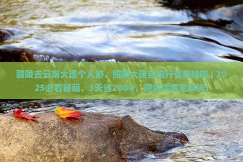 醴陵去云南大理个人游