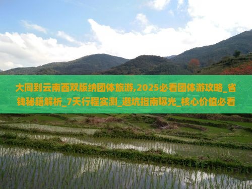 大同到云南西双版纳团体旅游