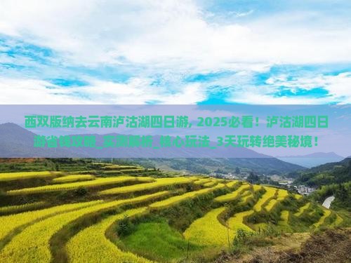 西双版纳去云南泸沽湖四日游