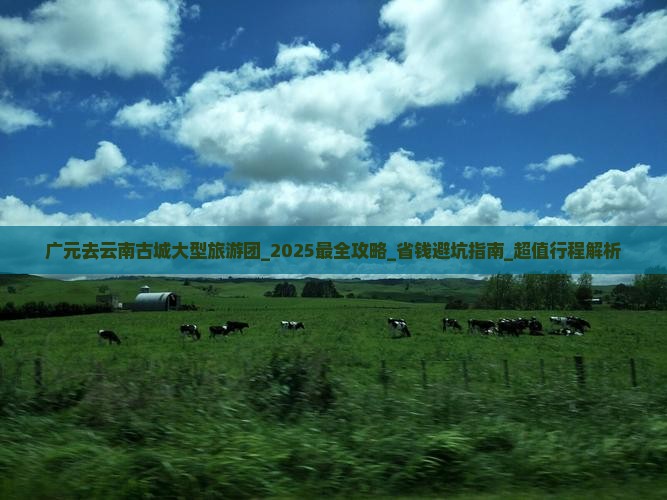 广元去云南古城大型旅游团