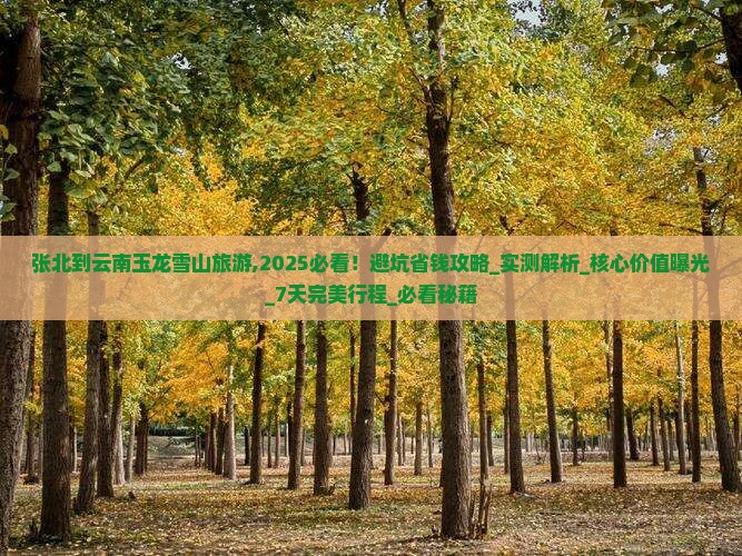张北到云南玉龙雪山旅游 张北到云南玉龙雪山旅游