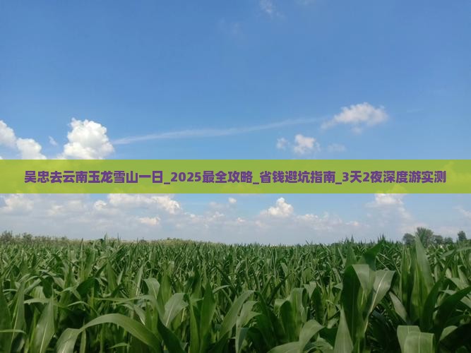 吴忠去云南玉龙雪山一日 吴忠去云南玉龙雪山一日