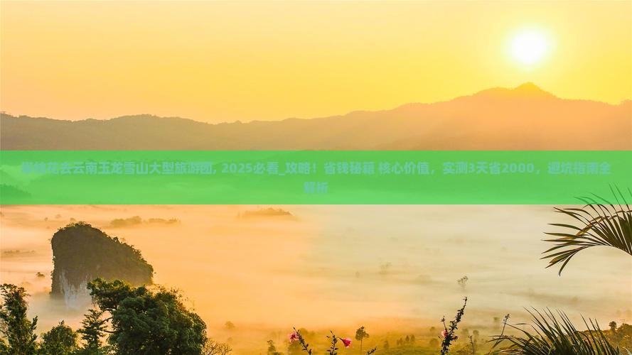 攀枝花去云南玉龙雪山大型旅游团
