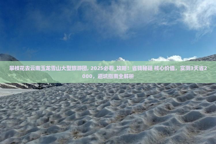 攀枝花去云南玉龙雪山大型旅游团