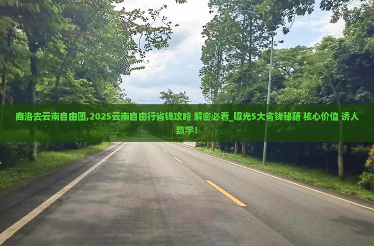 商洛去云南自由团 商洛去云南自由团