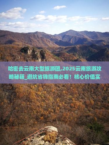 哈密去云南大型旅游团 哈密去云南大型旅游团