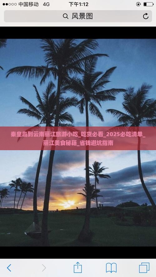 秦皇岛到云南丽江旅游小吃