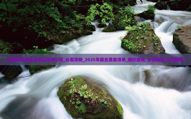 白银去云南玉龙雪山旅游小吃