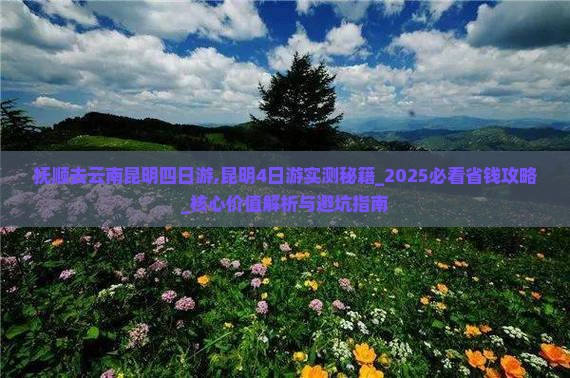 抚顺去云南昆明四日游 抚顺去云南昆明四日游
