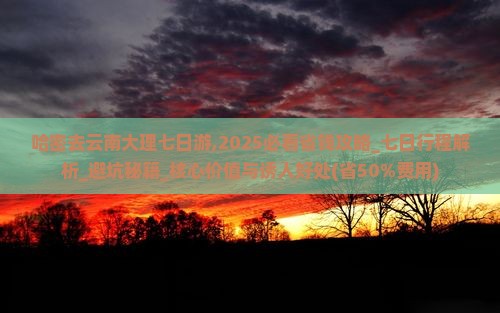 哈密去云南大理七日游