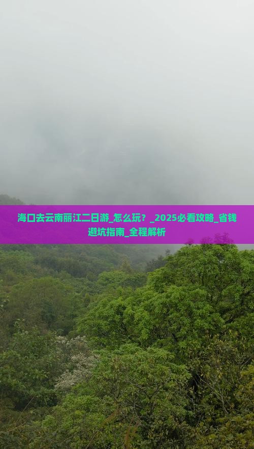 海口去云南丽江二日游 海口去云南丽江二日游