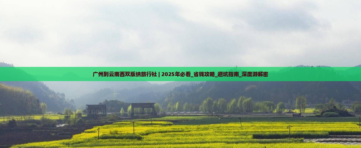 广州到云南西双版纳旅行社 广州到云南西双版纳旅行社
