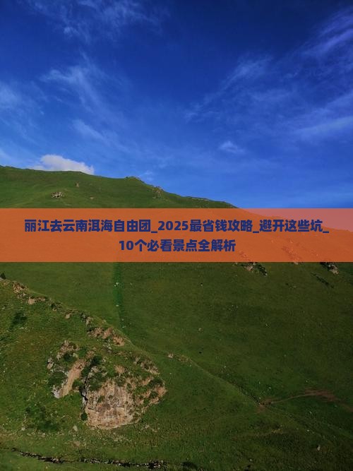 丽江去云南洱海自由团