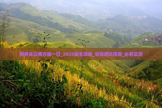 榆林去云南古城一日